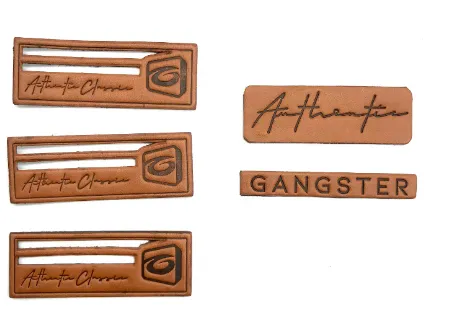 Patches de couro personalizados e patches de logotipo para marcas de moda | JINGTEX