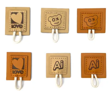 Patches de couro personalizados e patches de logotipo para marcas de moda | JINGTEX