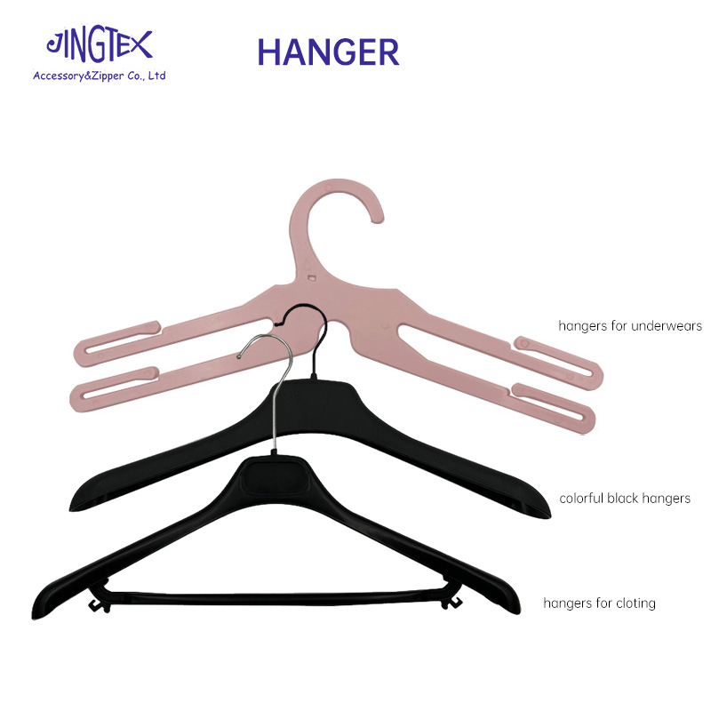 Plastic Hanger With Clothes