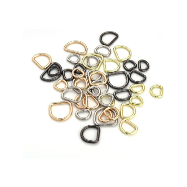 Rectangle Metal D Ring For Adustment