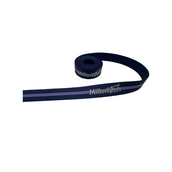 reflective elastic tape band for safety gear apparel