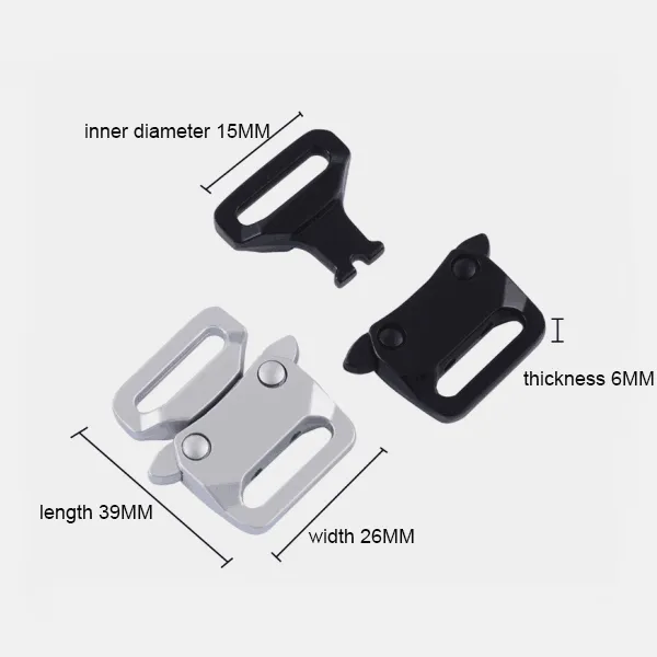 Fivelas de liberação rápida de especificação militar e acessórios para cintos táticos | JINGTEX