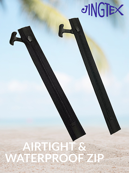 Waterproof and AIR-tight zipper