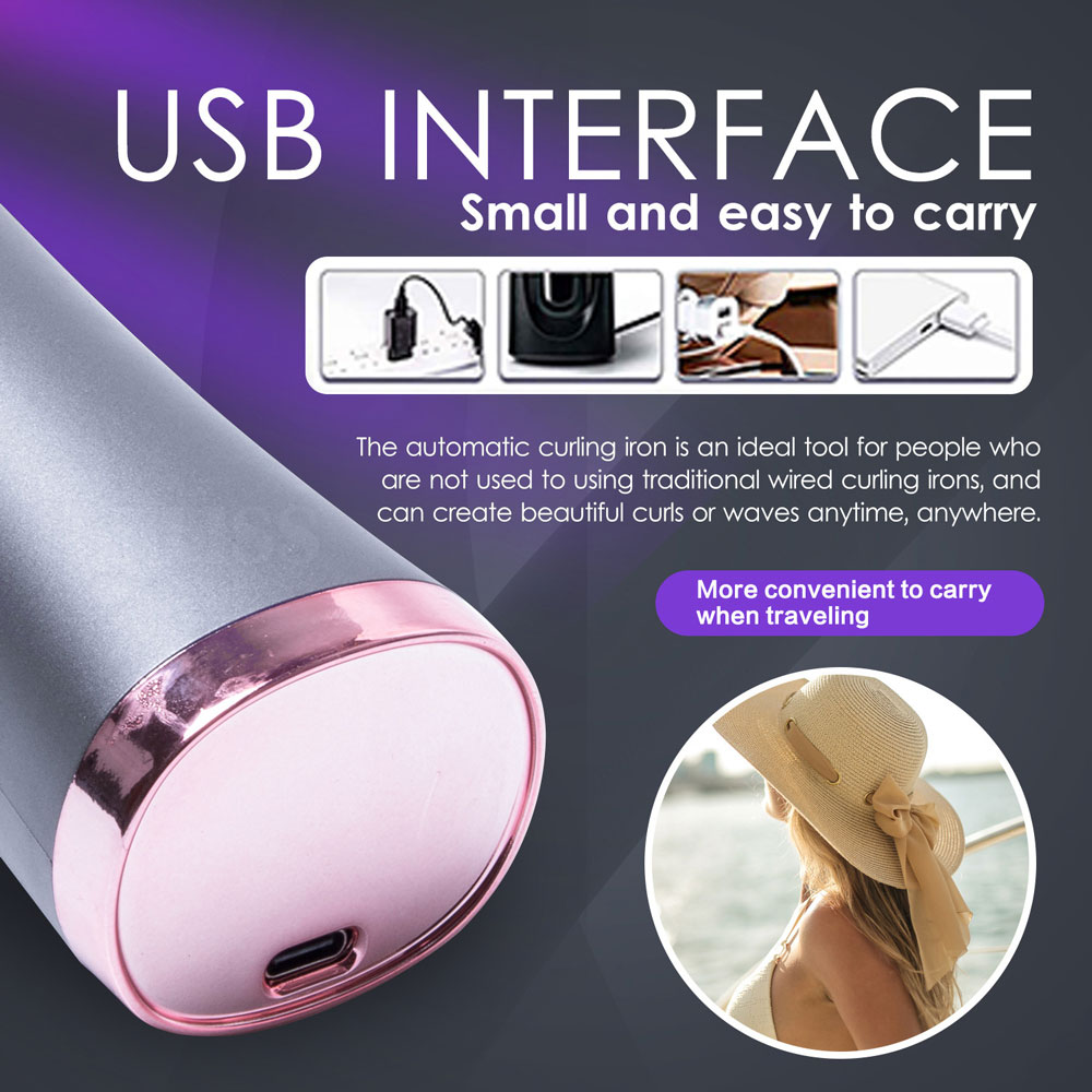 USB wireless Curling Iron