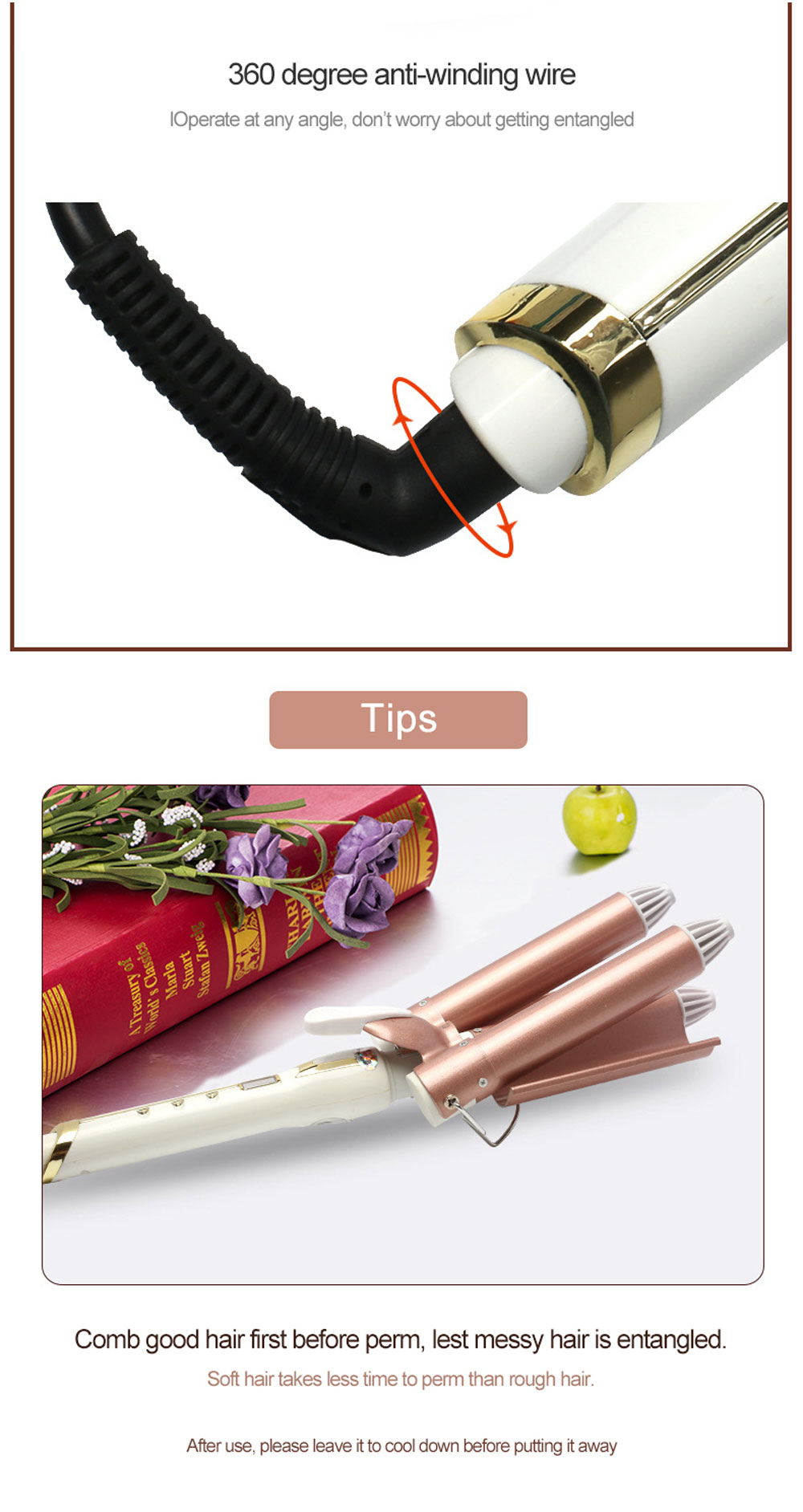 3 in 1 curling iron