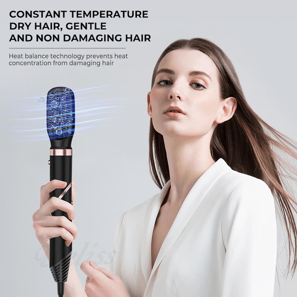 6 in 1 electric hot air comb