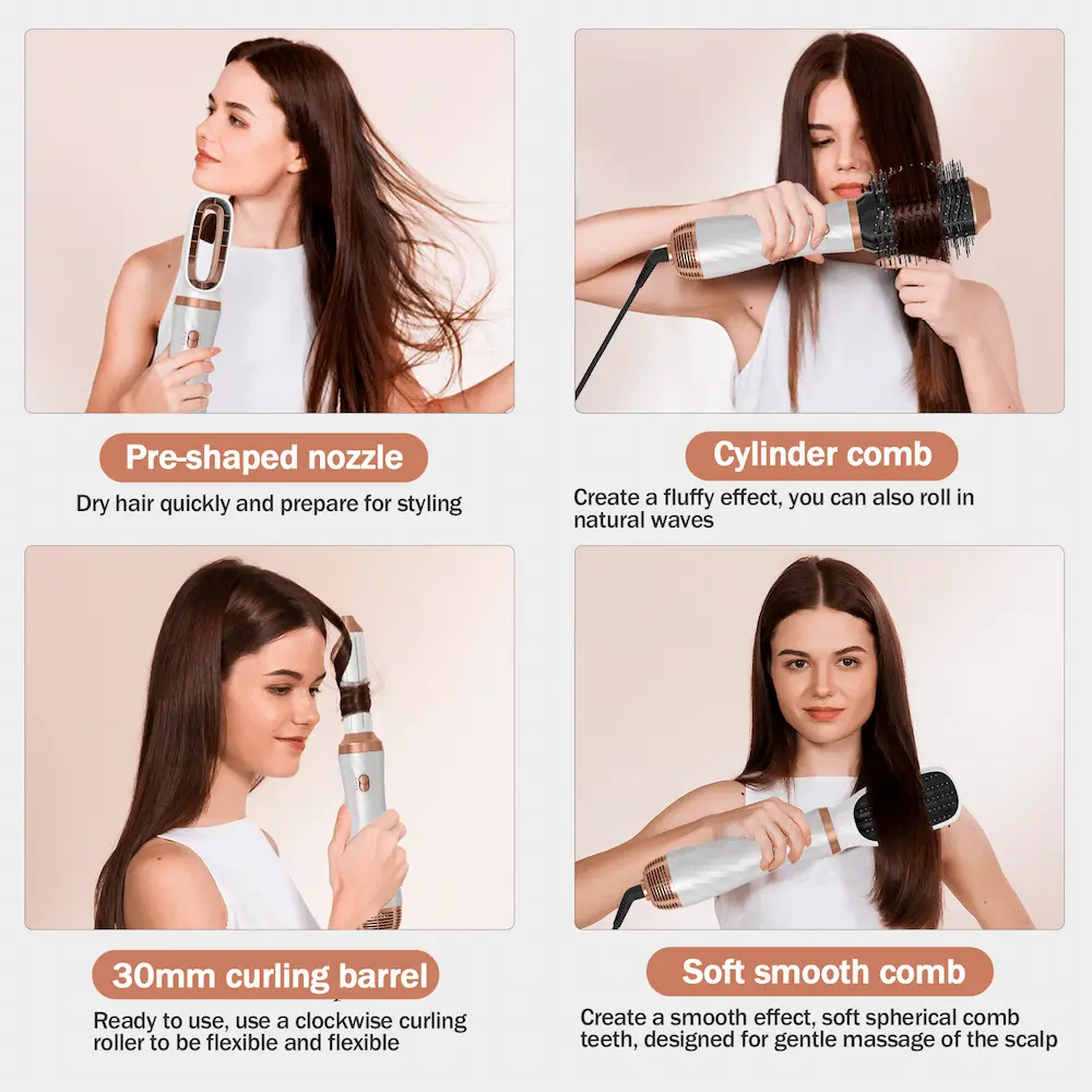 6 IN 1 Blow dryers Brush