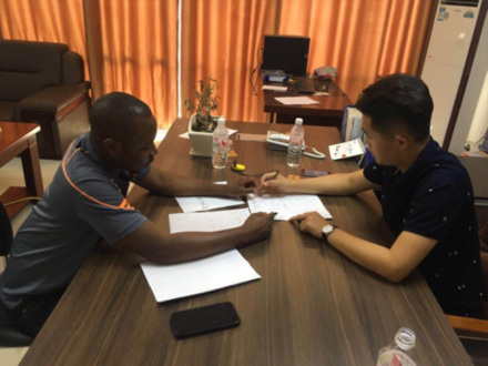 Foreign customer visit