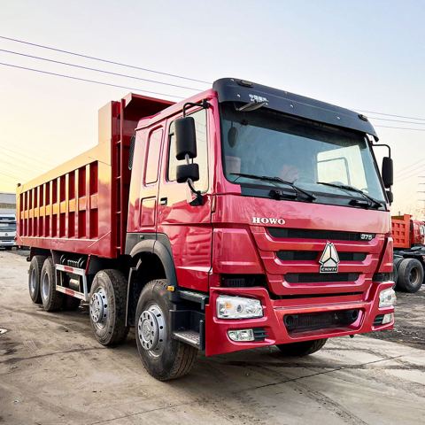 Подержанный самосвал Howo 6X4 8X4 336-420hp Самосвал