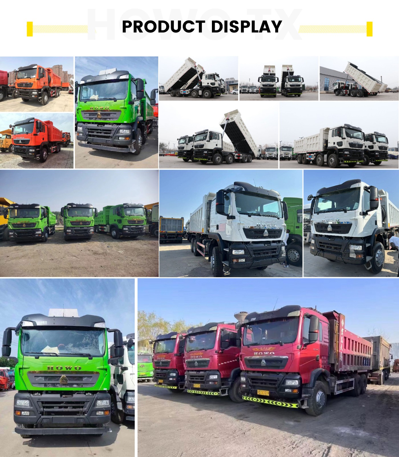 Used Howo Dump Truck
