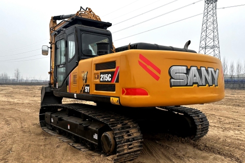 How a Brand New Sany SY215C Excavator Boosts Your Construction Productivity?