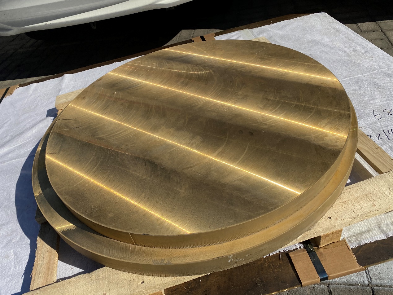 flat brass plate