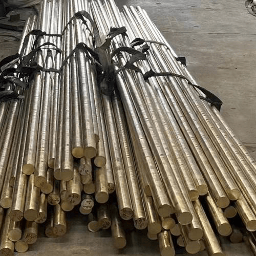 Batang Gangsa Stok Bar Bulat Silikon Aluminium Pepejal