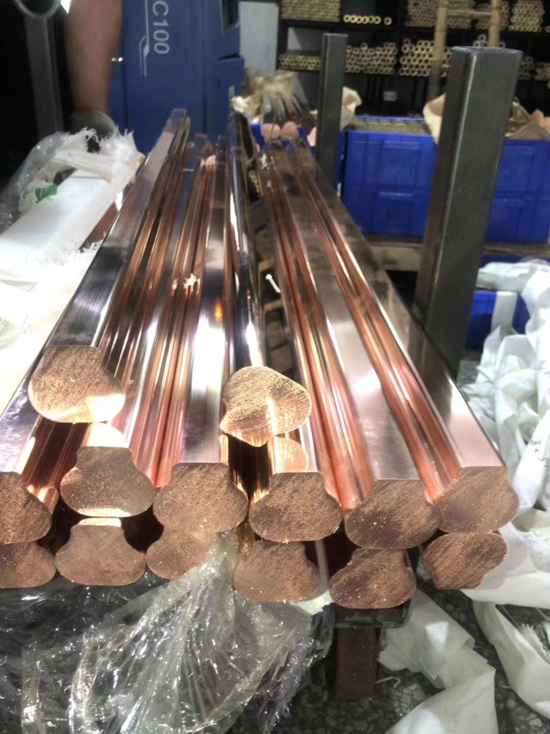 thin copper rod