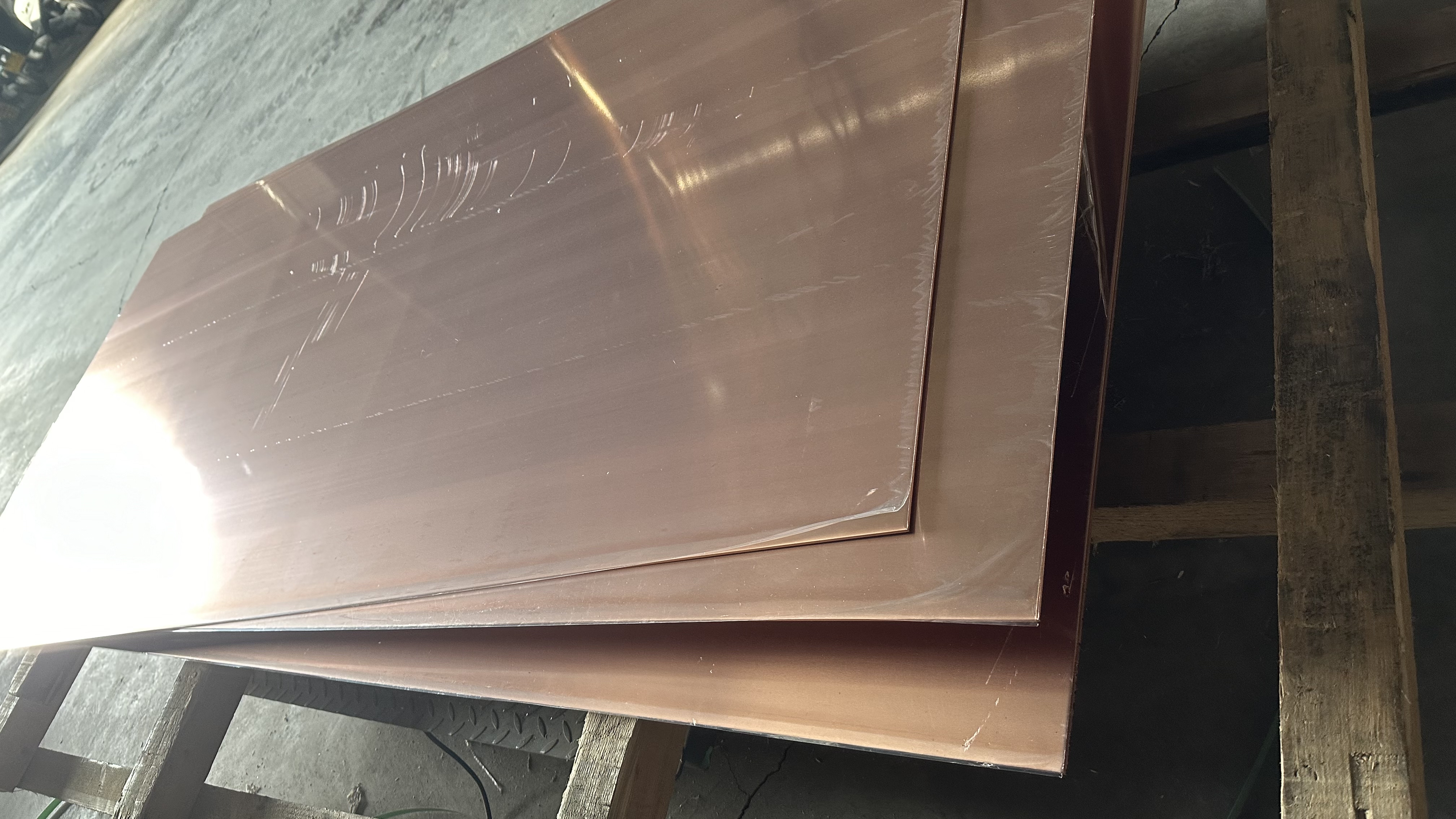 Application of copper sheet