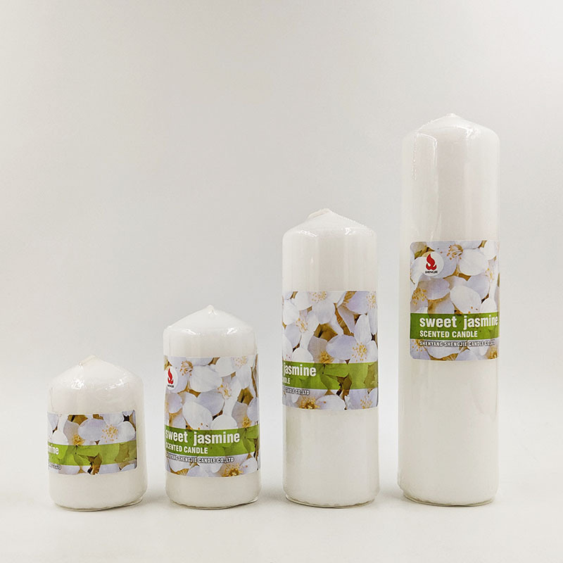 Pressed Pillar Candle