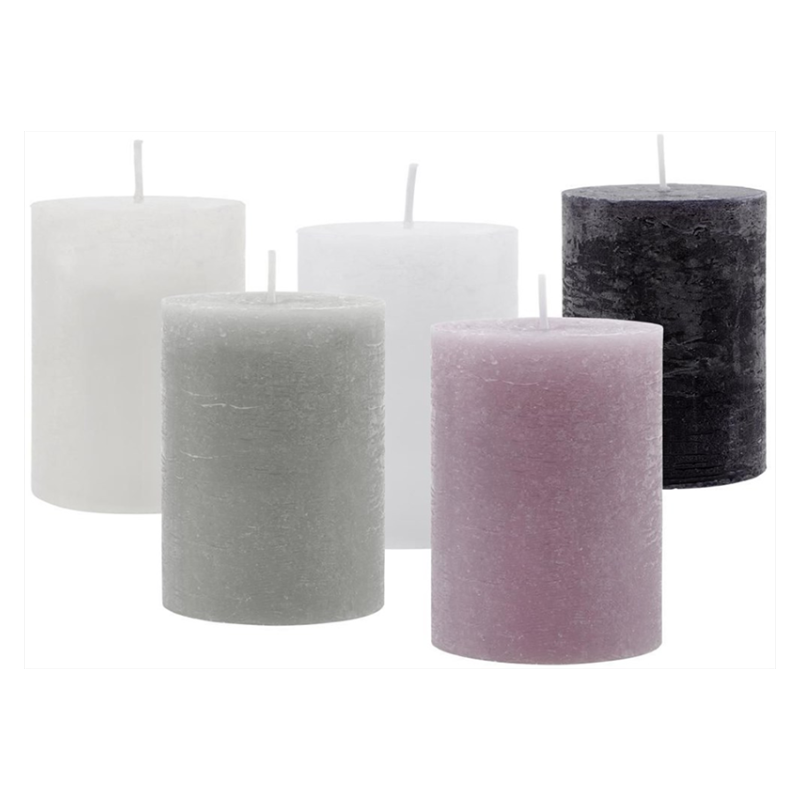 Bougie pilier coulée