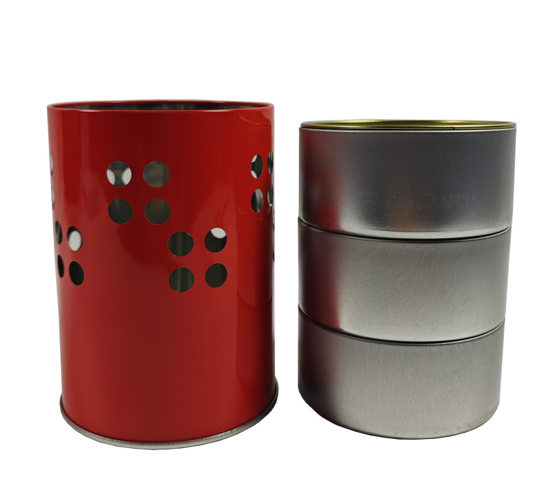 Bougie parfumée en étain