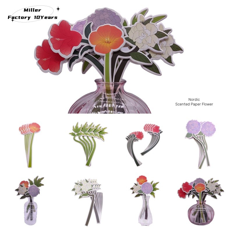 scented paper flower home scents