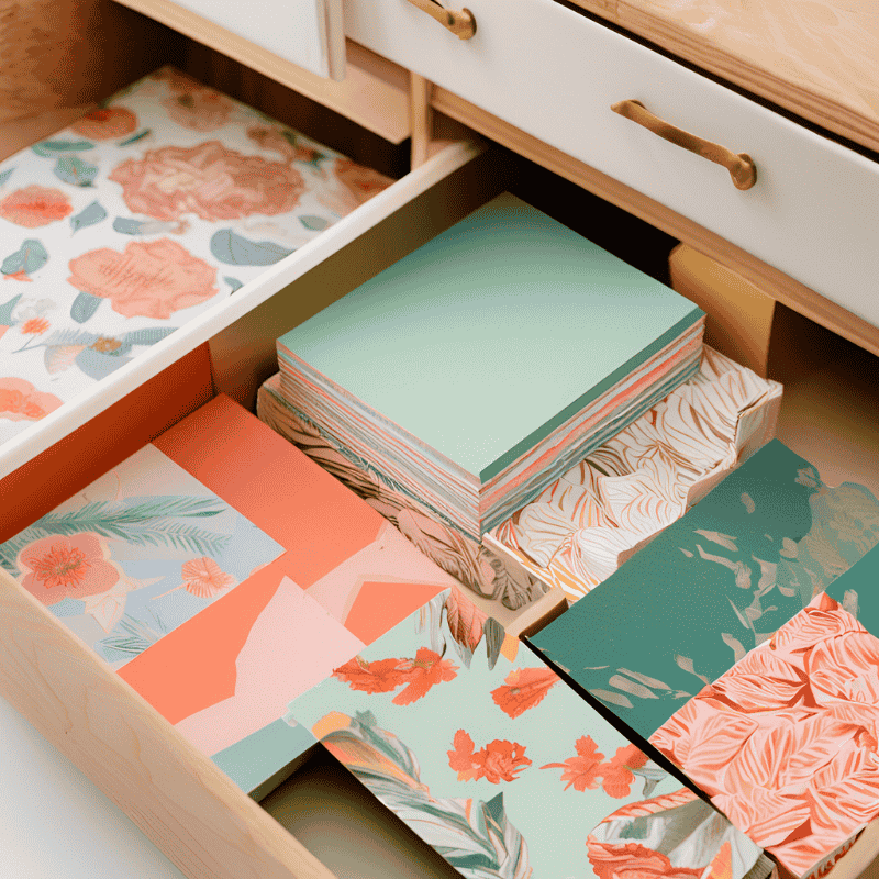 Drawers Fragrant Drawer Liners for Home Shelf Closet