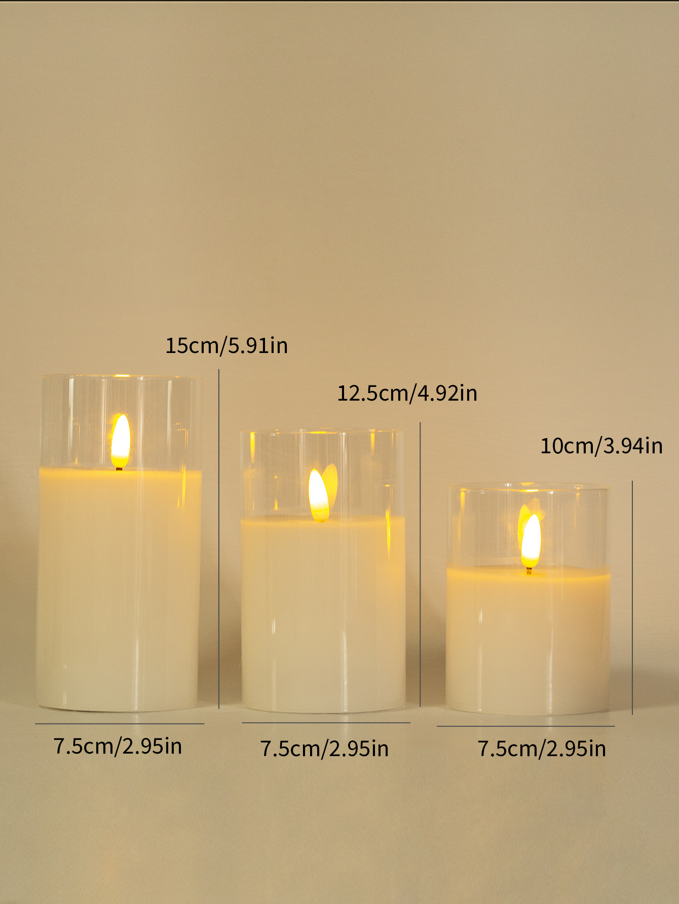 glass candles