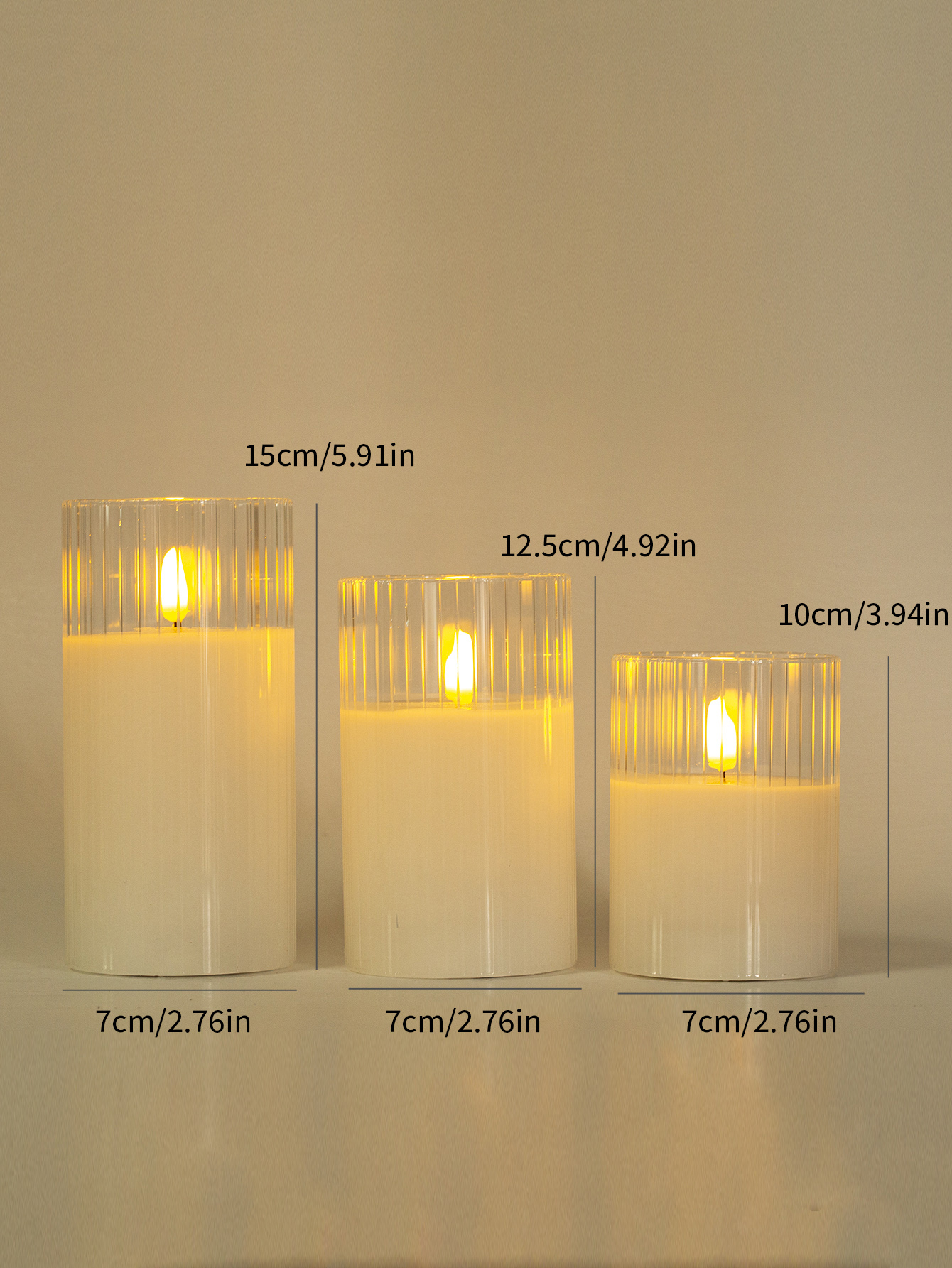 glass candles