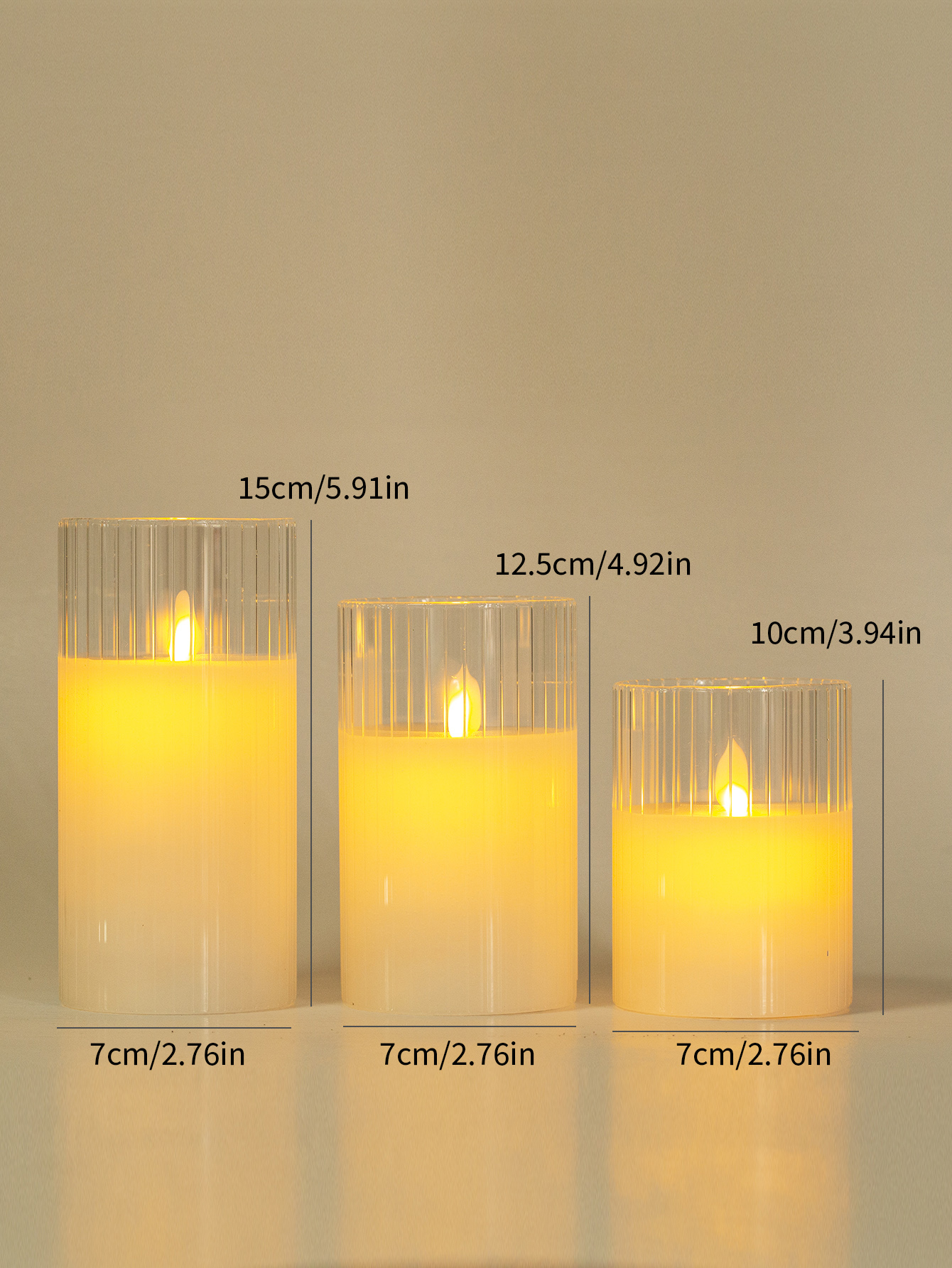 glass candles