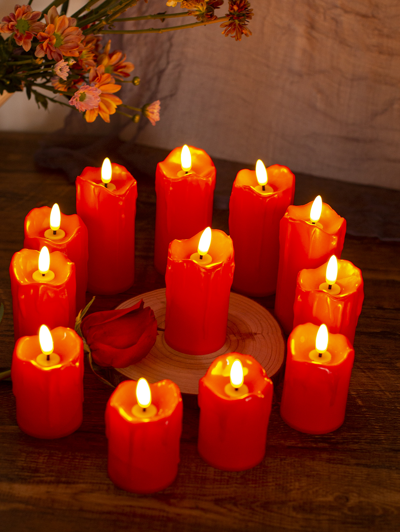 led pillar candles