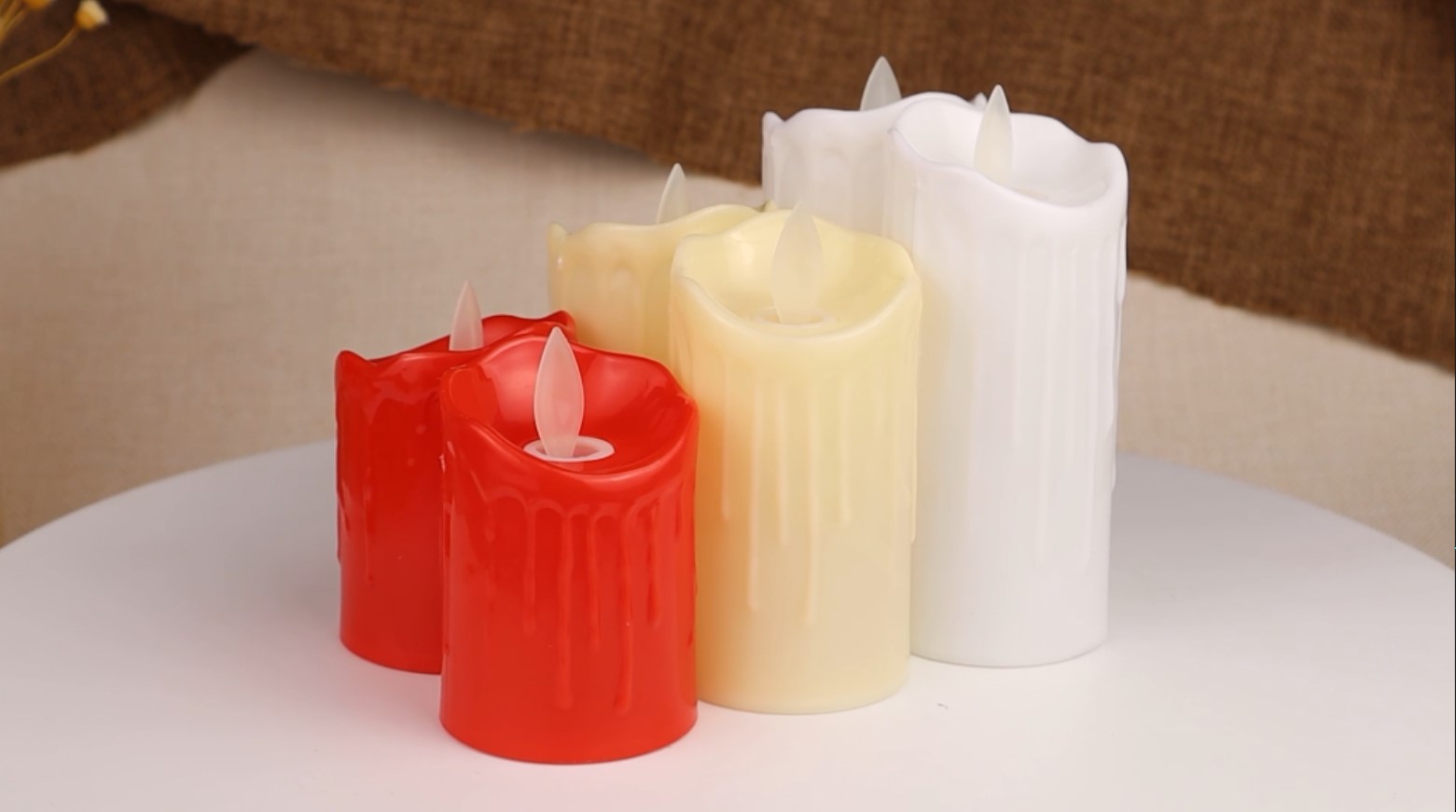 led taper candles