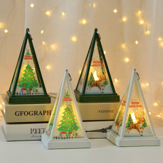 Luz decorativa de Natal para pára-brisa triangular