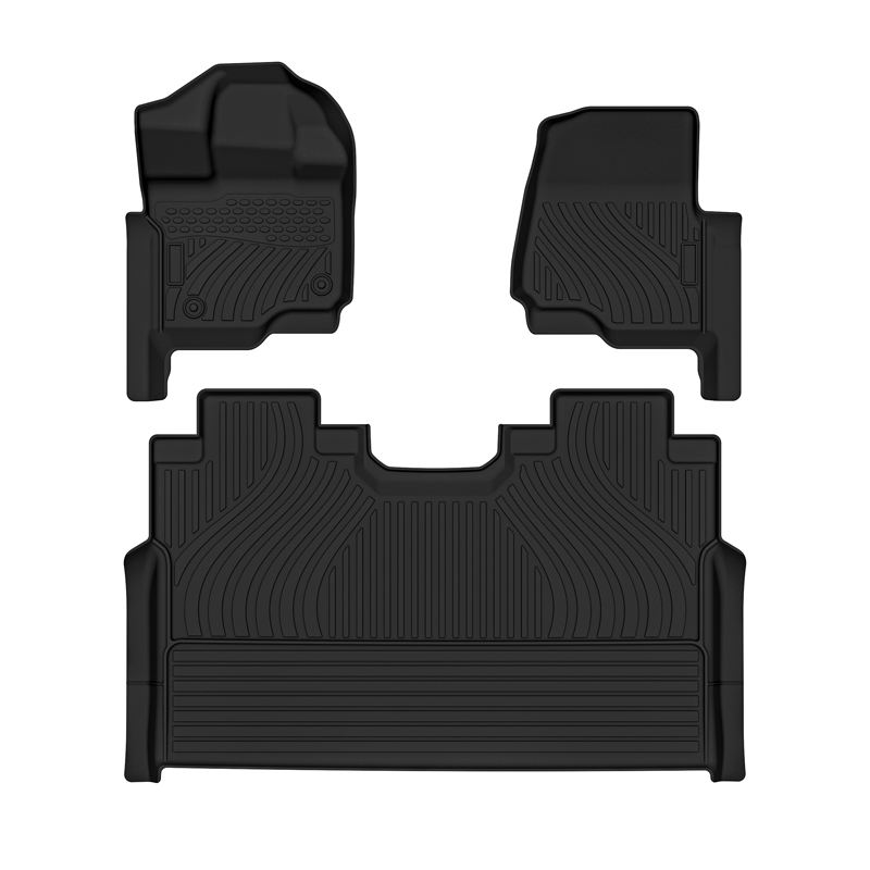 Tapetes de piso de carro 3D TPE para todos os climas para Ford F150