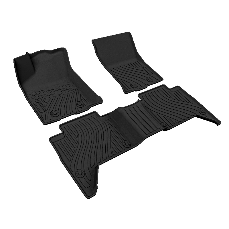 Всепогодные автомобильные коврики 3D ТПЭ для ТОЙОТА Хайлюкс 2023