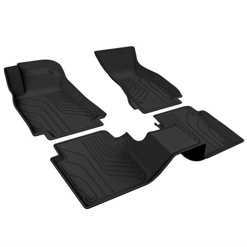 Tapetes de piso de carro 3D TPE para todos os climas para Audi A6 2019-2023