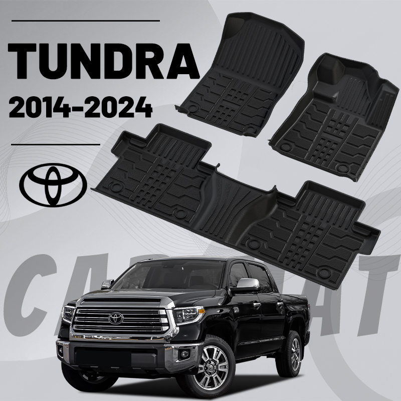 Supply All Weather 3D TPE Car Floor Mats For Toyota Tundra 20142024