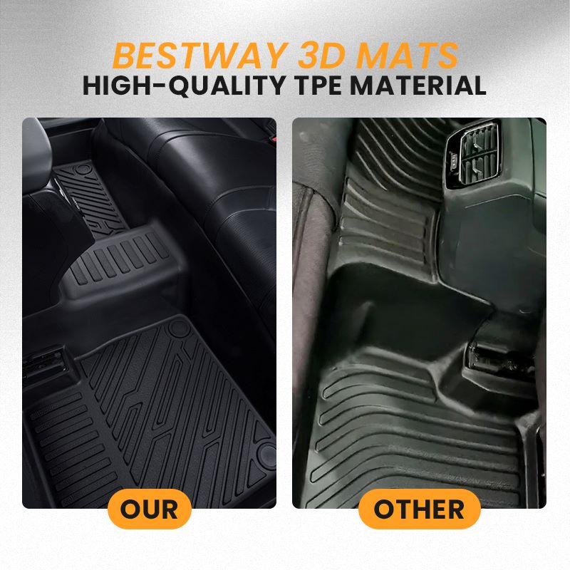 All Weather 3D TPE Car Floor Mats For Chevrolet Explorer