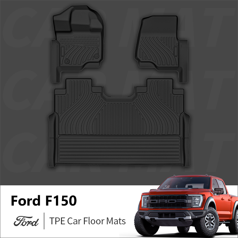 Tikar Lantai Mobil TPE 3D Segala Cuaca Untuk Ford F150