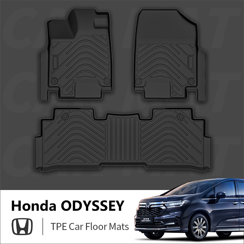 All Weather 3D TPE Car Floor Mats For Honda ODYSSEY 2017-2023
