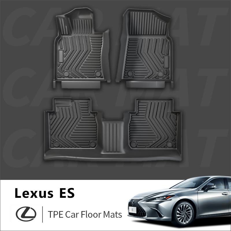 Tikar Lantai Mobil TPE 3D Segala Cuaca Untuk Lexus ES