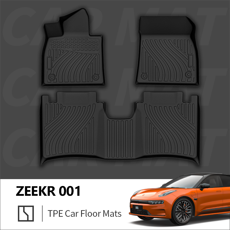 All Weather 3D TPE Car Floor Mats For ZEEKR 001
