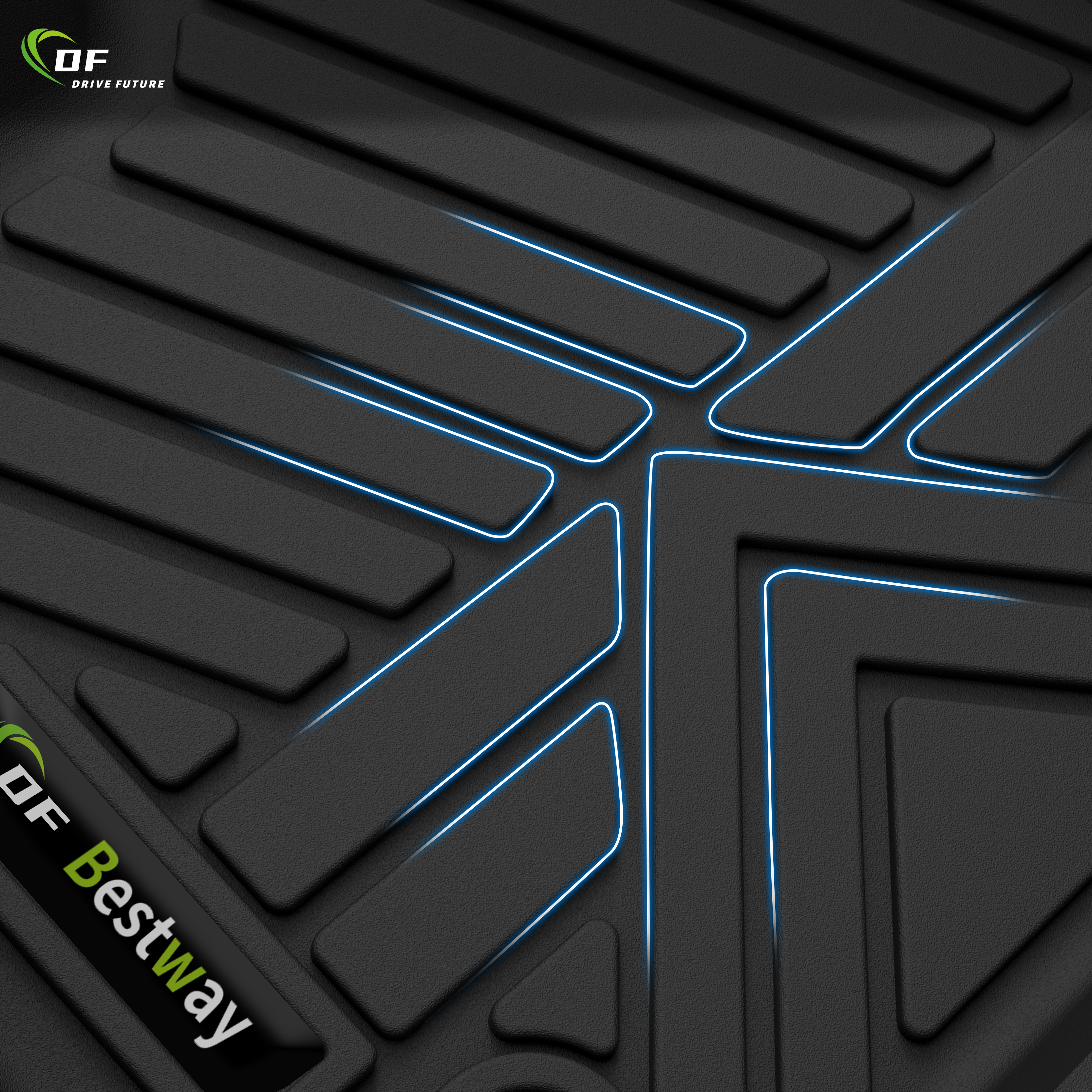 Vente de feu de haute qualité bonne résistance à la température nouveaux tapis de sol de voiture en TPE tapis de voiture pour TOYOTA BZ4X