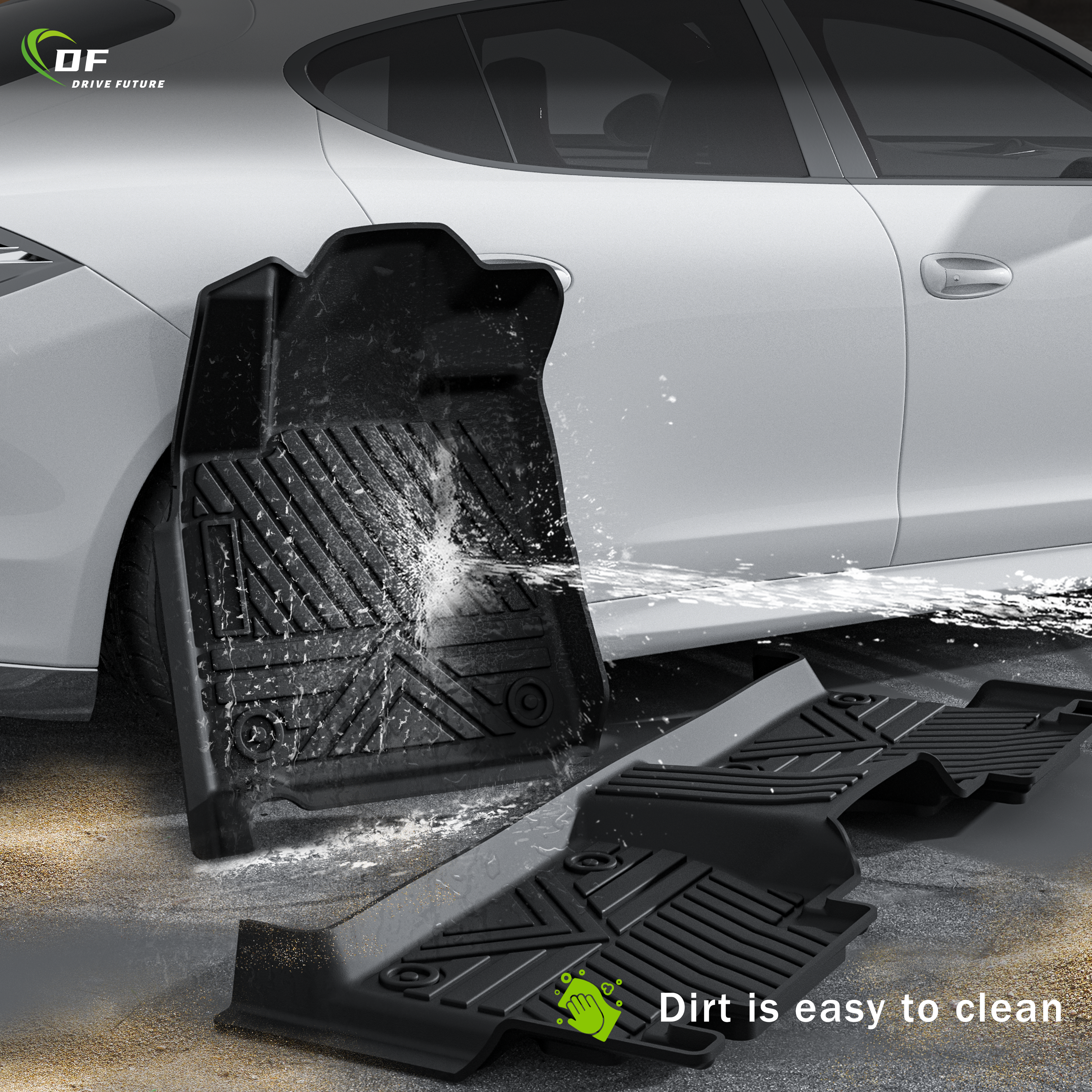 Tapis de voiture en TPE imperméables et personnalisés de haute qualité pour Toyota Tundra 2014-2024