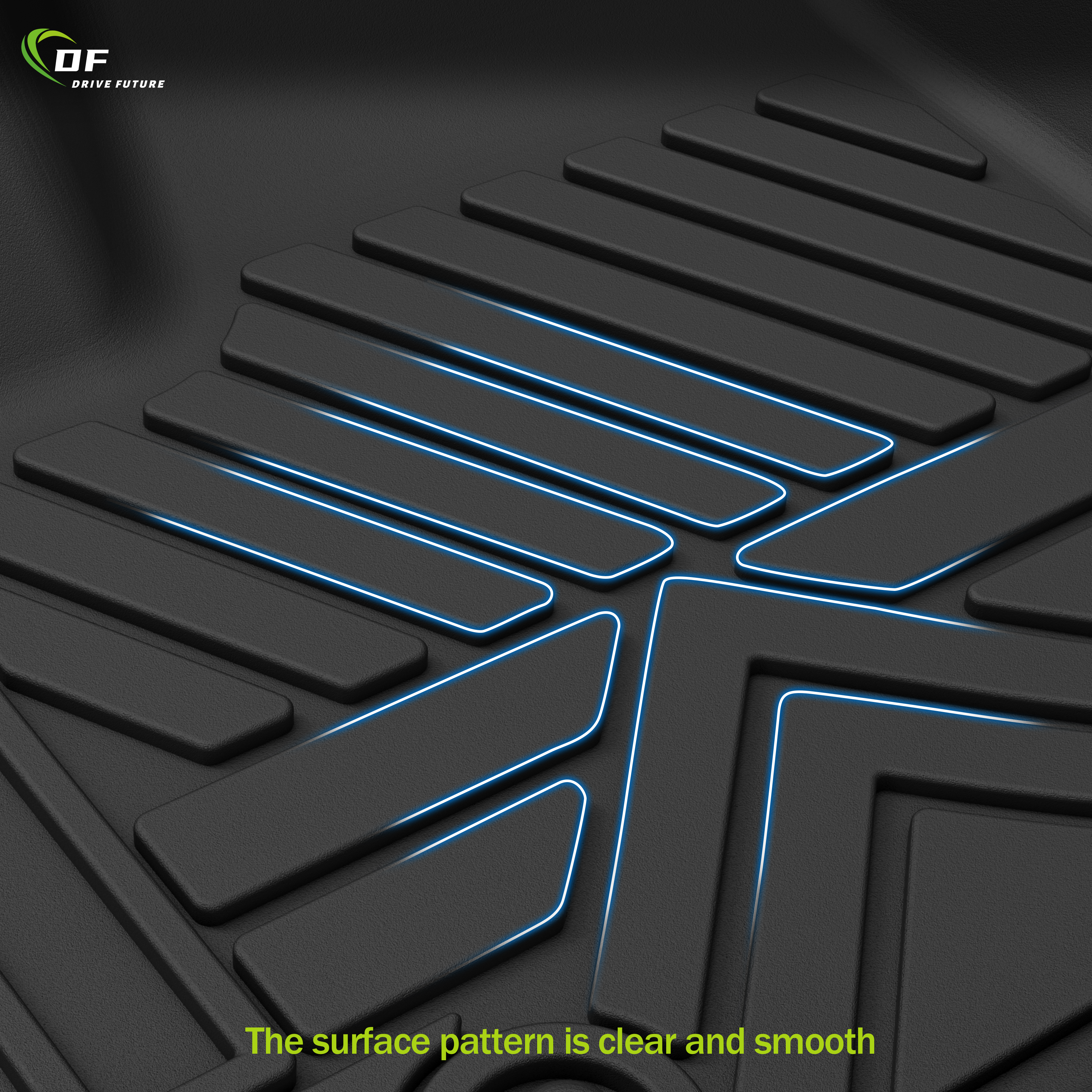 سجادات أرضية سيارة مادة تي بي إي ثلاثية الأبعاد مناسبة لجميع الأحوال الجوية للبيع المباشر لسيارة تويوتا أرض طراد 300