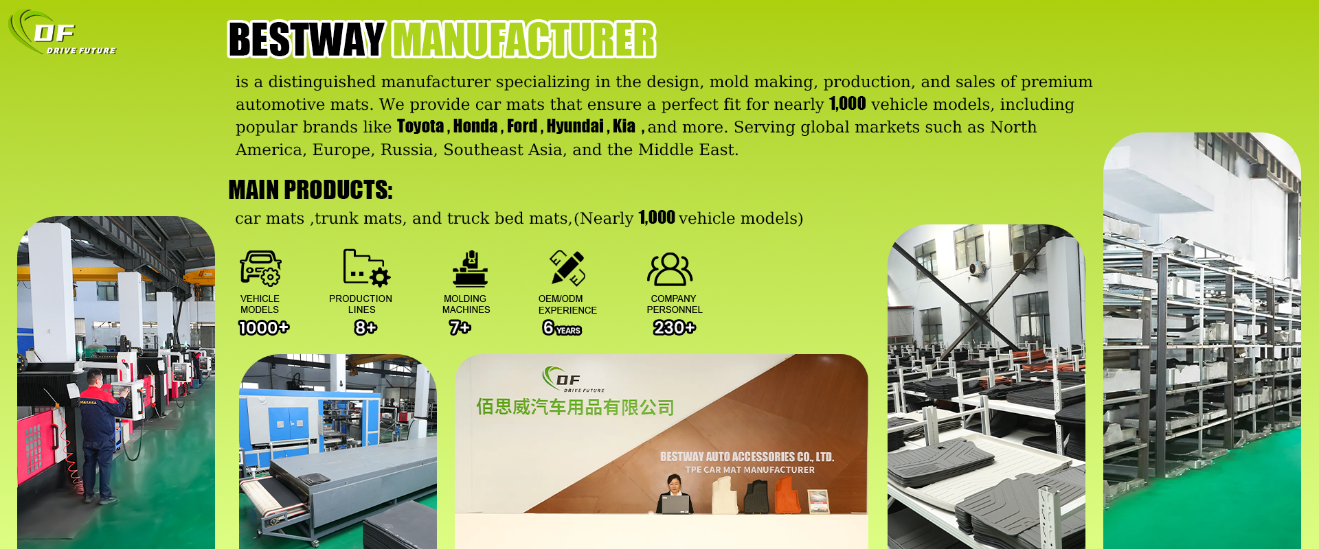 tpe car floor mats factory