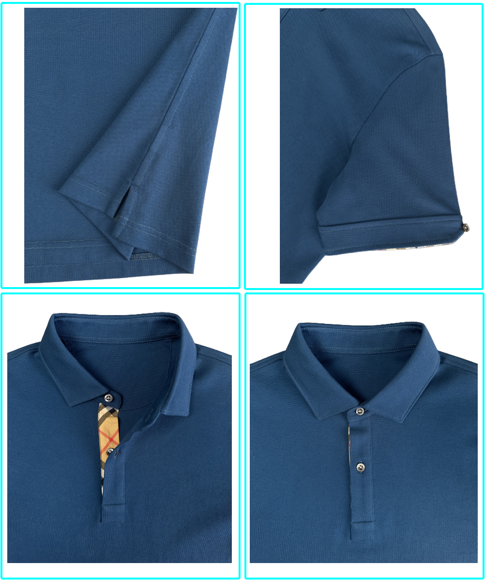 top collar men's polo shirt