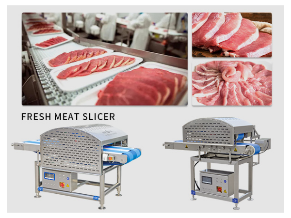 Commercial fresh meat slicer