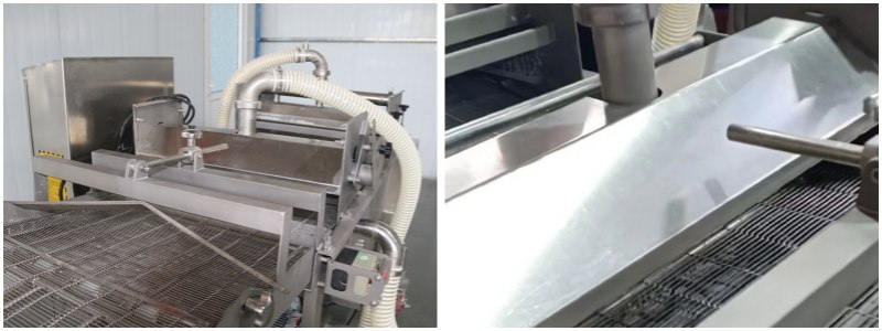 pannel burger patty coating machine