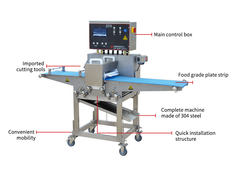 Strip cutting machine