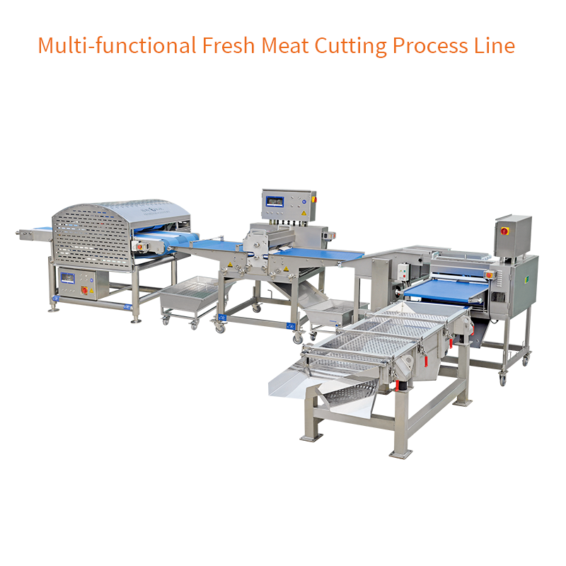 Fresh Meat cube Cutting Process Line