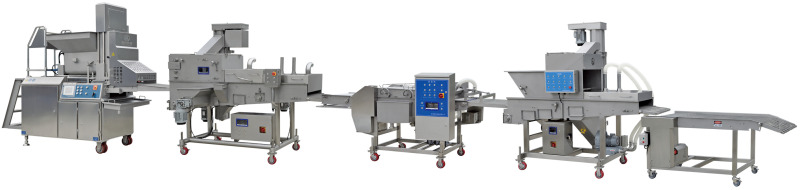Food Forming And Battering Process Line