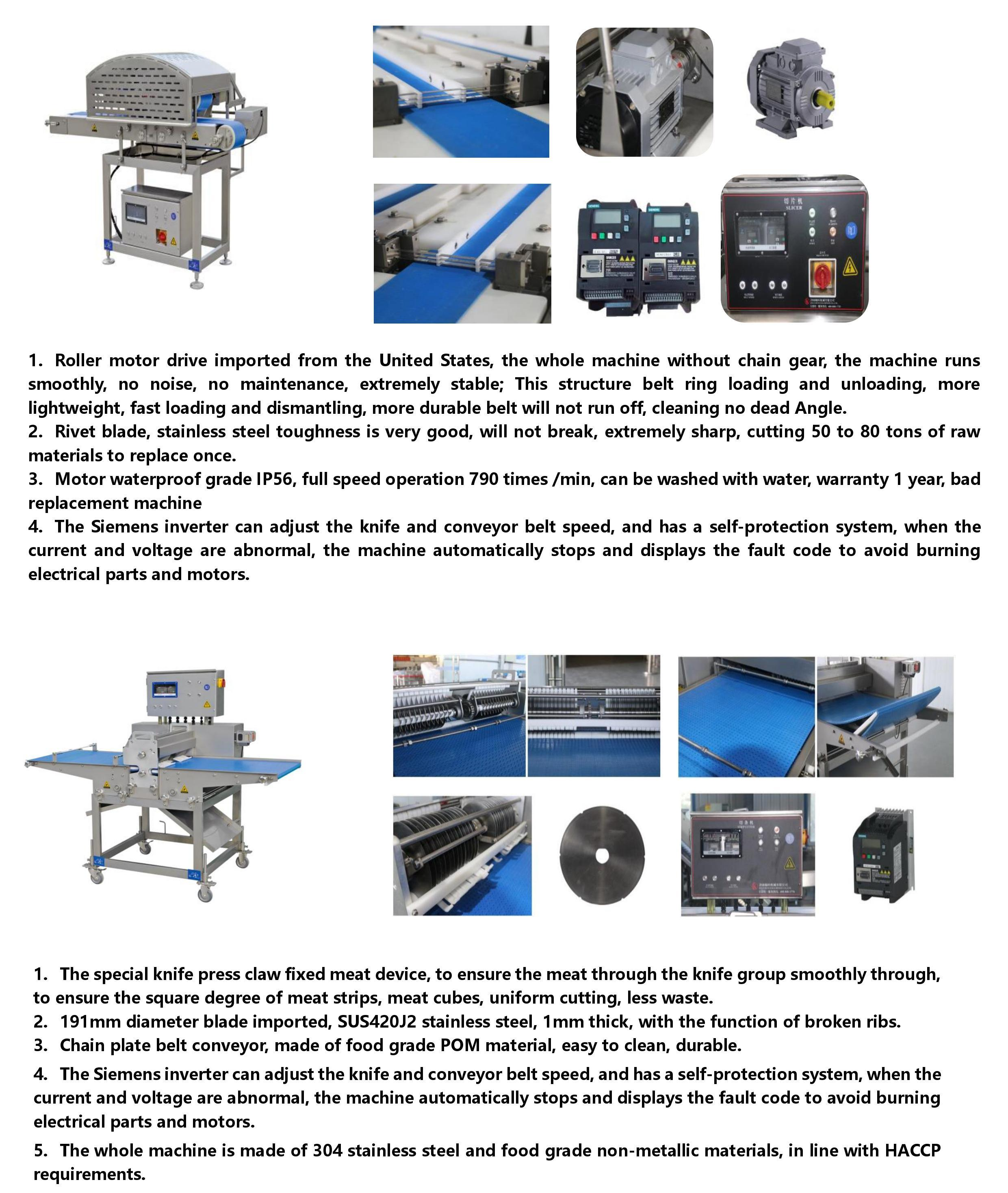 Meat cutting production line